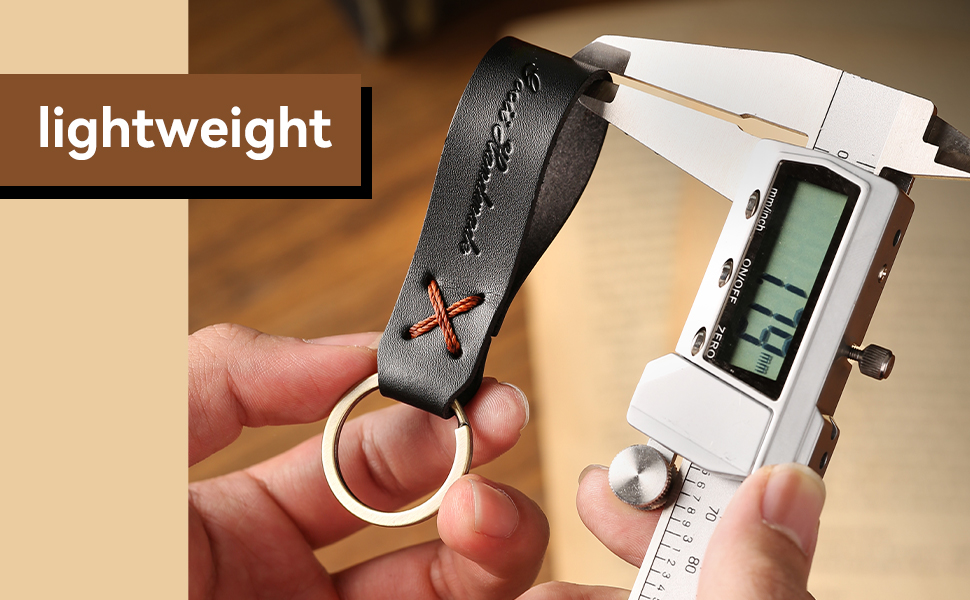 Chaveiro de carro de couro genuíno