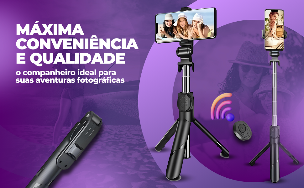 Máxima conveniência e qualidade, o companheiro ideal para suas aventuras fotográficas